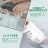 Modixun 6Pcs Microfiber Glass Cleaning Cloths, Highly Absorbent Lint Free
