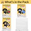 TransOurDream Glitter Heat Transfer Paper Mixed Pack (9 Sheets, 8.5x11")