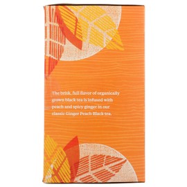 Allegro Tea, Organic Ginger Peach Black Tea Bags, 20 ct