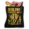 Hiking Boots And Scout Roots Camping Scouting Scouts Tote Bag