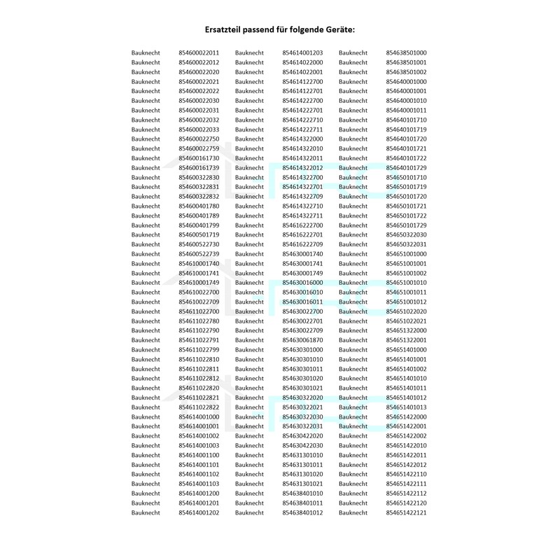 DL-pro RFFV38485 Bottom Gasket 550mm Compatible with Whirlpool Bauknecht 481246668912