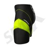 Sparx - Pantalones cortos de triatlón para hombre (negro/verde neón,