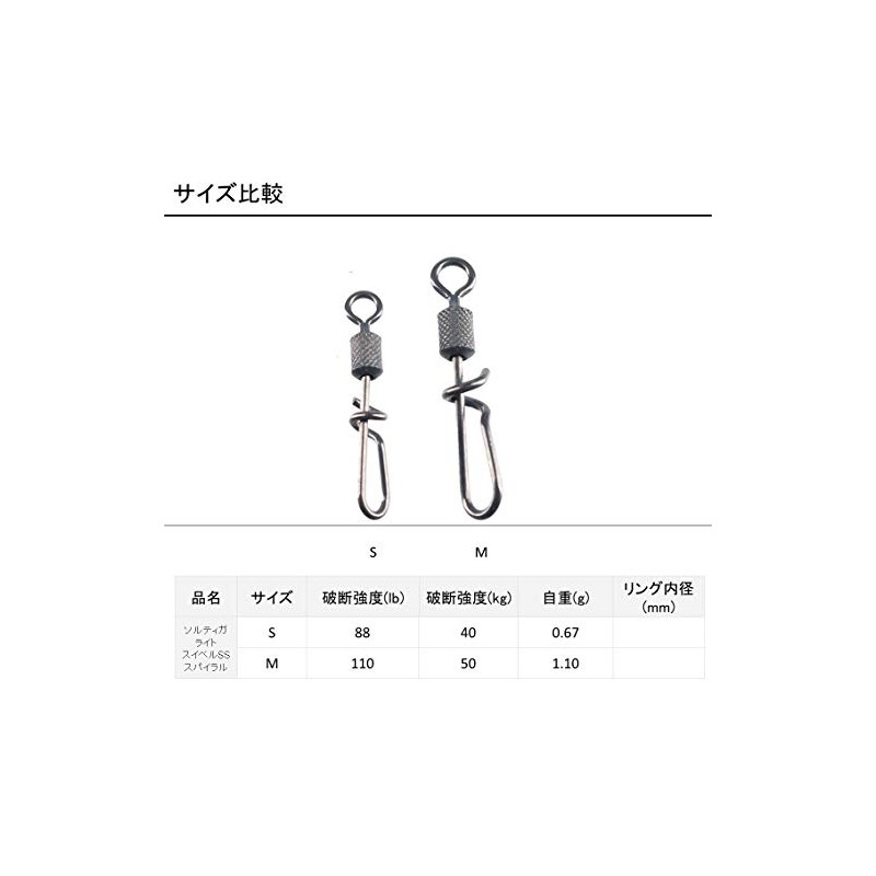Daiwa Saltiga Light Swivel SS Spiral S