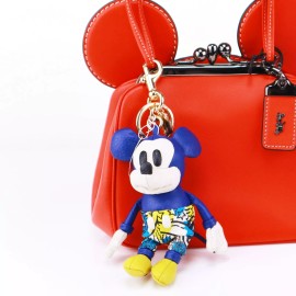 Coach NWT Coach Limited Edition MICKEY PLUSH Bag Charm Keychain