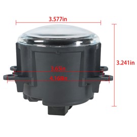 ANTUKO - Juego de 2 luces antiniebla de conducción de parachoques delantero para Accord Coupe 2013-2015