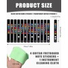 KGDUYC 4pcs Guitar Fingerboard Sheet Music Stickers, Fingerboard Guitar Neck