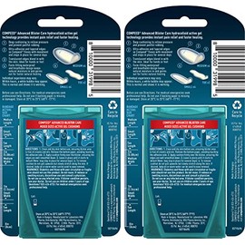 Compeed Advanced Blister Care Cushions, Package of 10 Mixed Size Cushions (2 Count)