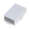 2Pcs Aluminum Electronic Radiators Fast Heat Dissipation Anti Oxidation Practicable