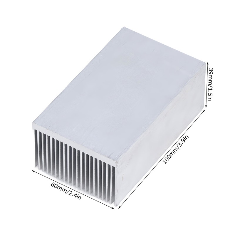 2Pcs Aluminum Electronic Radiators Fast Heat Dissipation Anti Oxidation Practicable