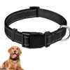 Reflective Adjustable Dog Collar, Soft Nylon Breathable Pet Collar, Quick