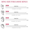 Ring Sizer for Loose Rings, 12 Pack 4 Sizes, Invisible