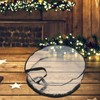 LABRIMP Space-saving Christmas Wreath Storage Bag Transparent View Large Wreath