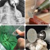HOMEIDOL Stone Carving Set Diamond Burr Bits Compatible With Dremel