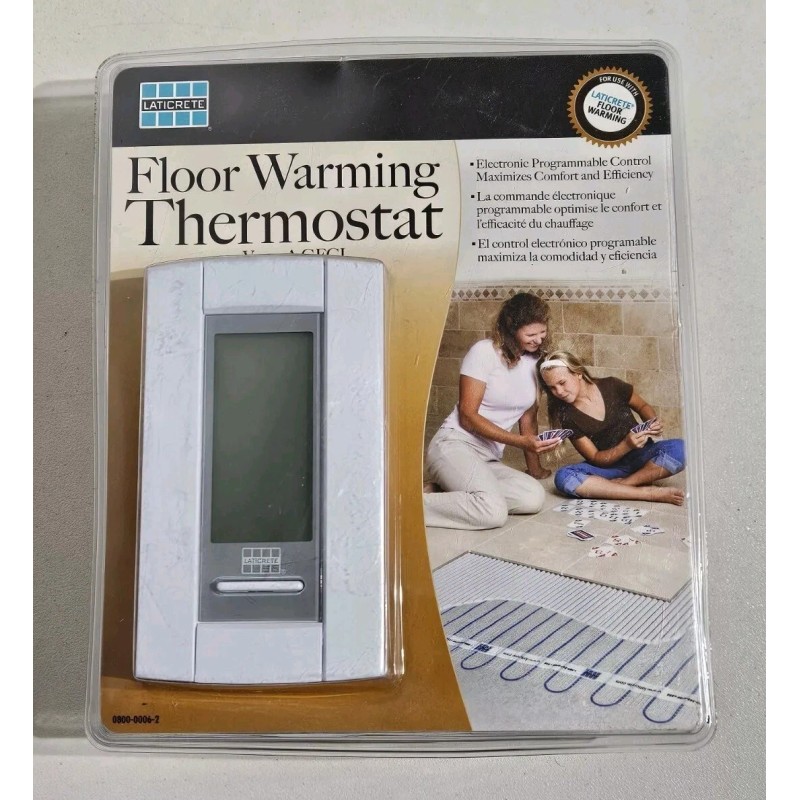 Laticrete 0800-0006-2 Floor Warming Thermostat Programmable 120V ☆ New /