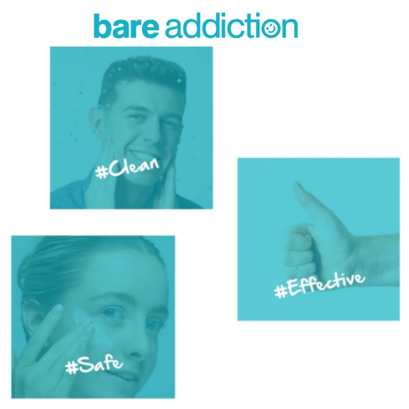 Bare Addiction 150ml Daily Skincare Foaming Gel Cleanser for Deep