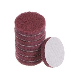 QUARKZMAN 8 Pieces Drill Power Brush 2 Inch Tile Scraper Scouring Pads 320-400 Grit for Bathroom Kitchen Household Cleaning