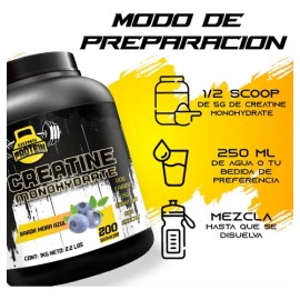 Creatina Monohidratada Guns 1k 200 Varios Sabores                                                                                                     