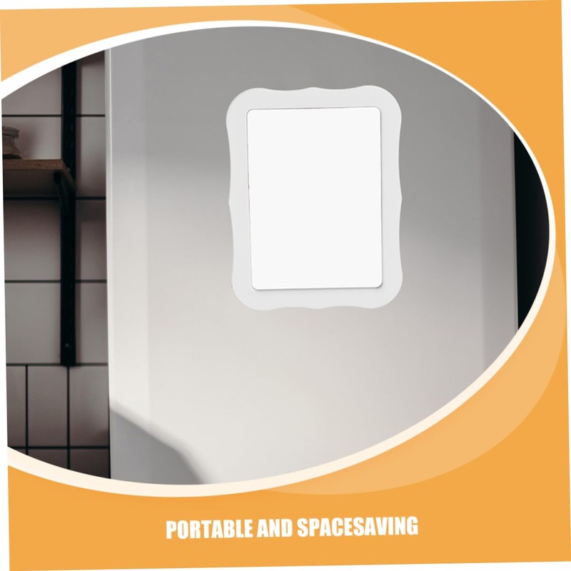 GRIRIW 2pcs Magnetic Locker Mirrors Compact Makeup Mirrors for Office