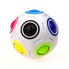 CuberSpeed Rainbow Ball Magic Cube Fidget Toy Puzzle Magic Rainbow