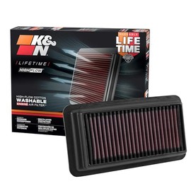 K&N Filtro de Aire de Motor Lavable 33-5044 para Honda Civic/Civic SI/CR-V 2014-2022