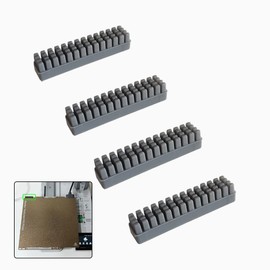 3D Printer Silicone Nozzle Wiper for Bambu Lab A1 Mini Silicone Nozzle Brush Replacement Cleaning Tool Compatible with Bambulab A1mini 3D Printer Nozzle Cleaning Kit 4pcs (NOT for Bambu A1)