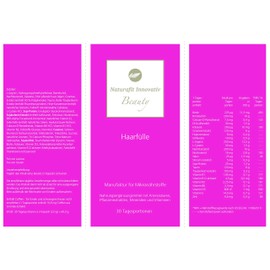 NATURAFIT Hair Fill Capsules 30 x 3 Pieces