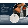 Suds2go Water Bottle Wash Refillable Caps 2-Pack, Portable Hand Washing