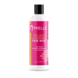 Mielle Avocado Moisturising Leave-In Hair Milk, For All Hair Types, Organic, 227 ml (Pack of 1)