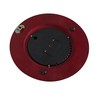 3 in 1 Cherry Round Wood Weather Station 9 Inch