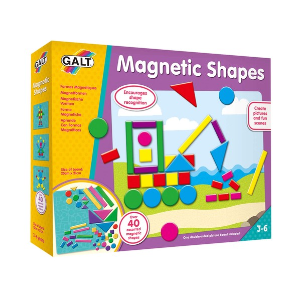 Galt Toys, Magnetic Shapes, Educational Toy, Ages 3 to 6 Years