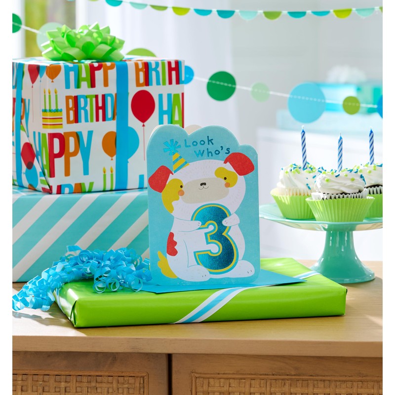 American Greetings 3rd Birthday Card (Smart and Special)