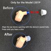 0.44 inch/11mm Silicone Ear Domes for Banglijian Hearing Device LS01P