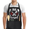 HEYOMI Grembiule da Barbecue Uomo 'RE DELLA GRIGLIA' - Divertente