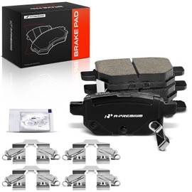 A-Premium Juego de pastillas de freno de disco de cerámica trasera compatible con modelos Select Lexus, Pontiac, Scion y Toyota - Vibe, Corolla (iM), Matrix, Prius, CT200h, iM, tC, xB, Prius Plug-In, Prius Prime, Yaris