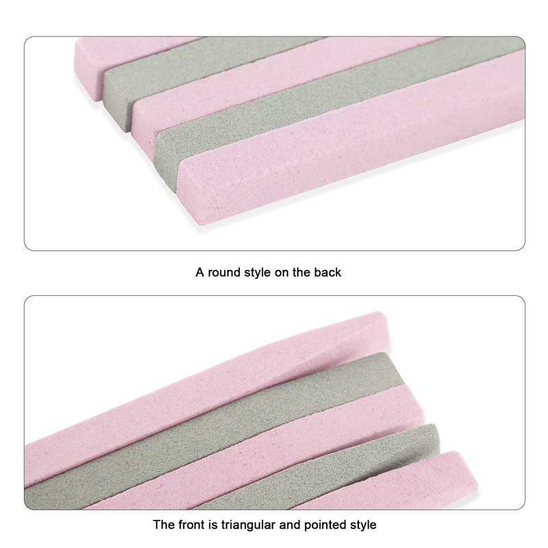 Acycoin2A 5PCS Pumice Stone Nail Art File Nail Cuticle Pusher
