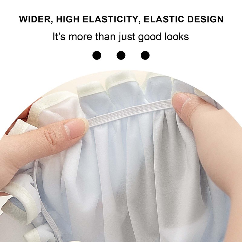Cute Shower Cap - ShiningUU 2pcs Reusable Shower Caps for
