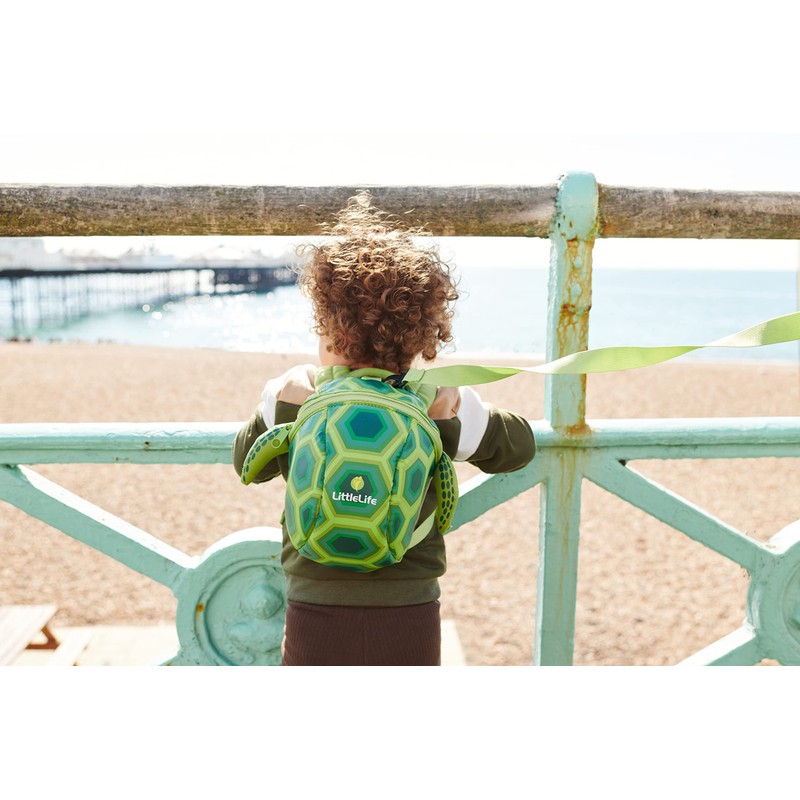 LittleLife Animal Toddler Backpack With Safety Rein, Turtle