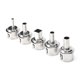 WEP #3300 Quick-change Type Hot Air Gun Nozzles Set (5PCS) ONLY Compatible with WEP 959D, 992D-III Hot Air Rework Station
