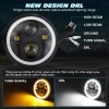 SHENKENUO 5-3/4 5.75" Motorcycle LED Projector Headlight for Honda Shadow