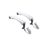HUYILUN0104 1 LOT Chrome 4 Door Exterior Handle Outer Door
