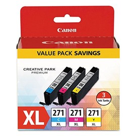 0337c005 (cli-271xl) High-Yield Ink, Cyan/Magenta/Yellow