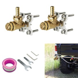 2PCS Boomless Spray Nozzle,#10#12 Orifices Brass Boomless Broadcast Nozzle for ATV Spot Sprayer Up to 31 feet scanning range, Compatible with Multi-Purpose ATV/UTV Tank Sprayer for Lawn & Garden,Farm.