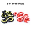 LZGOPE 4PCS Tennis Racket Vibration Dampeners, tire shaped racket shock