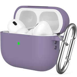 NIUTRENDZ Airpods Pro2 Case, Silica Gel Protective Cover, LED Visible Full Protection Anti-Drop Anti-Scratch Shockproof Dustproof for Airpods Pro 2nd Generation (2022) (With Keychain, Daxpul)