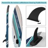 ALPIDEX Finne SUP/Surf Universal 9 Inch Surfboard Fins Replacement Accessories