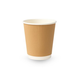 IKM Ripple 8oz Paper Cups for Coffee, Tea, Hot & Cold Drinks – Insulated 2 Layer Wall, Eco-Friendly, Non-Toxic, Disposable – 50/100/150/250/500 pcs (8oz, 250, Count)