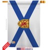 Nova Scotia House Flag Eagle Set Regional Canada Provinces Canadian