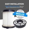 Prolux 2.0 Bagless Backpack Vacuum Upper Pre HEPA Filter, Washable
