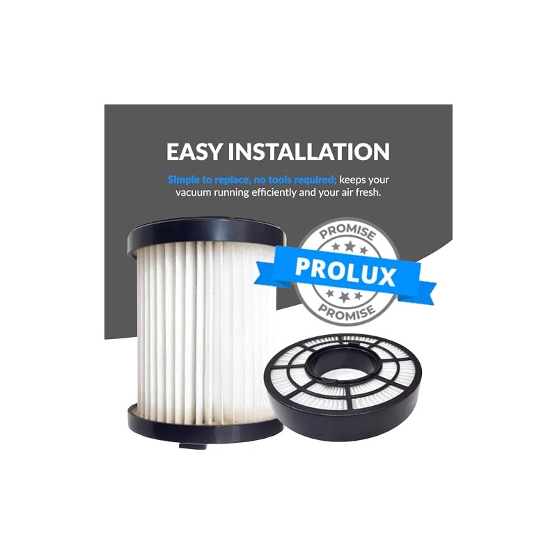 Prolux 2.0 Bagless Backpack Vacuum Upper Pre HEPA Filter, Washable