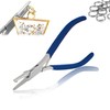 OdontoMed2011 D-3779-B Mini Split Ring Stainless Steel Plier Blue Handle